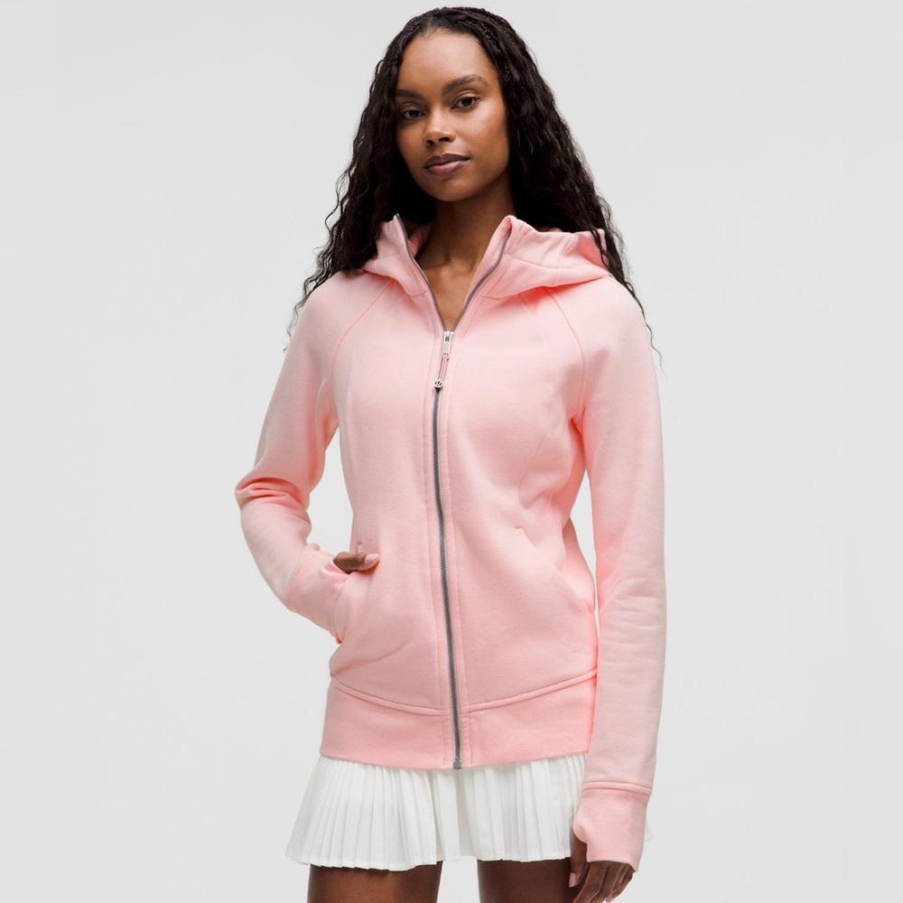 NWT LULULEMON SCUBA Strawberry Milkshake Zip-Up Hoodie SIZE 8!